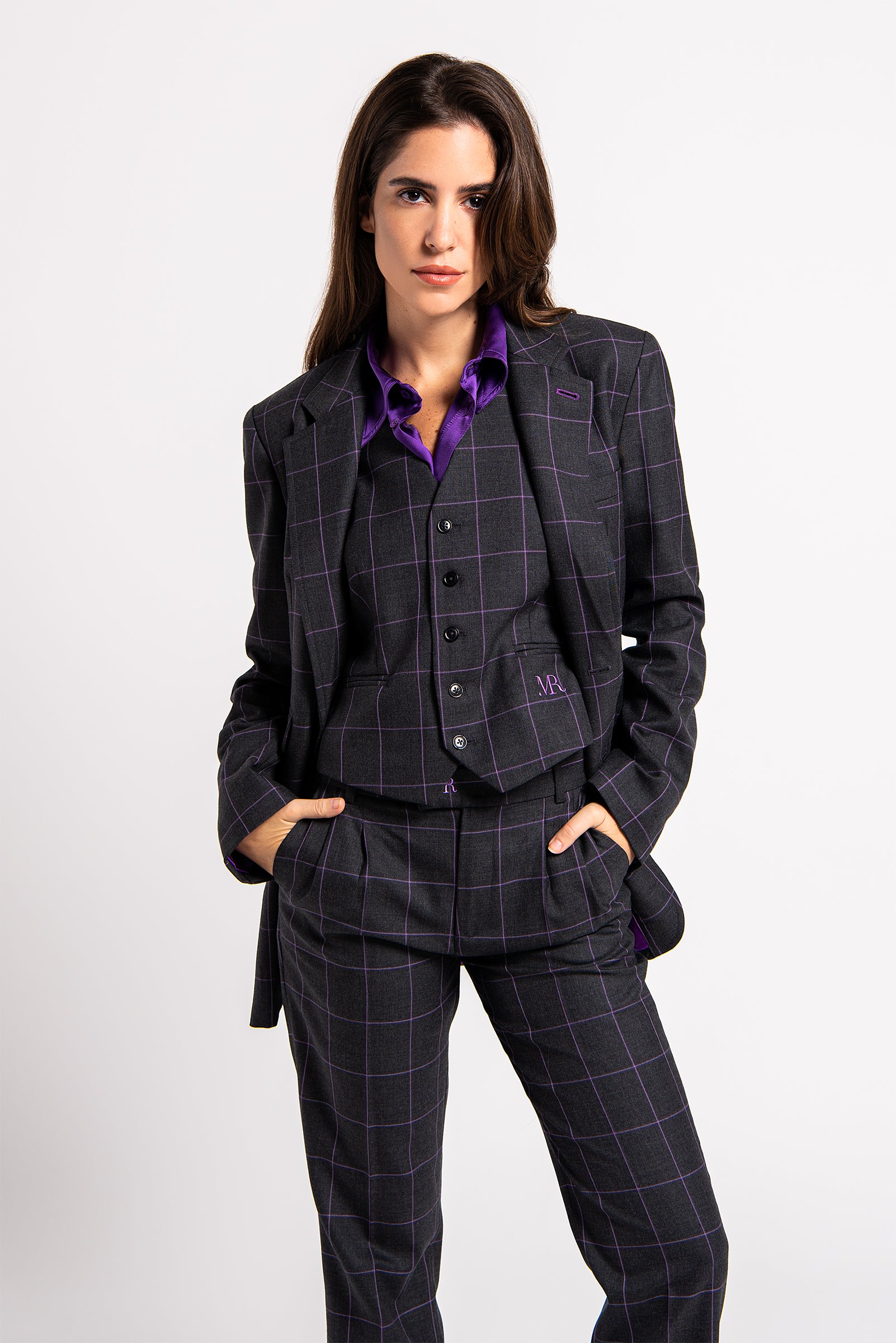 Renee Purple Blazer