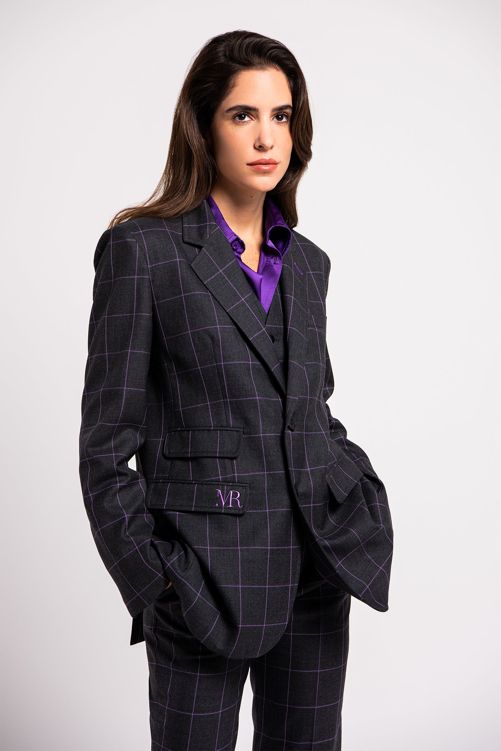 Renee Purple Blazer