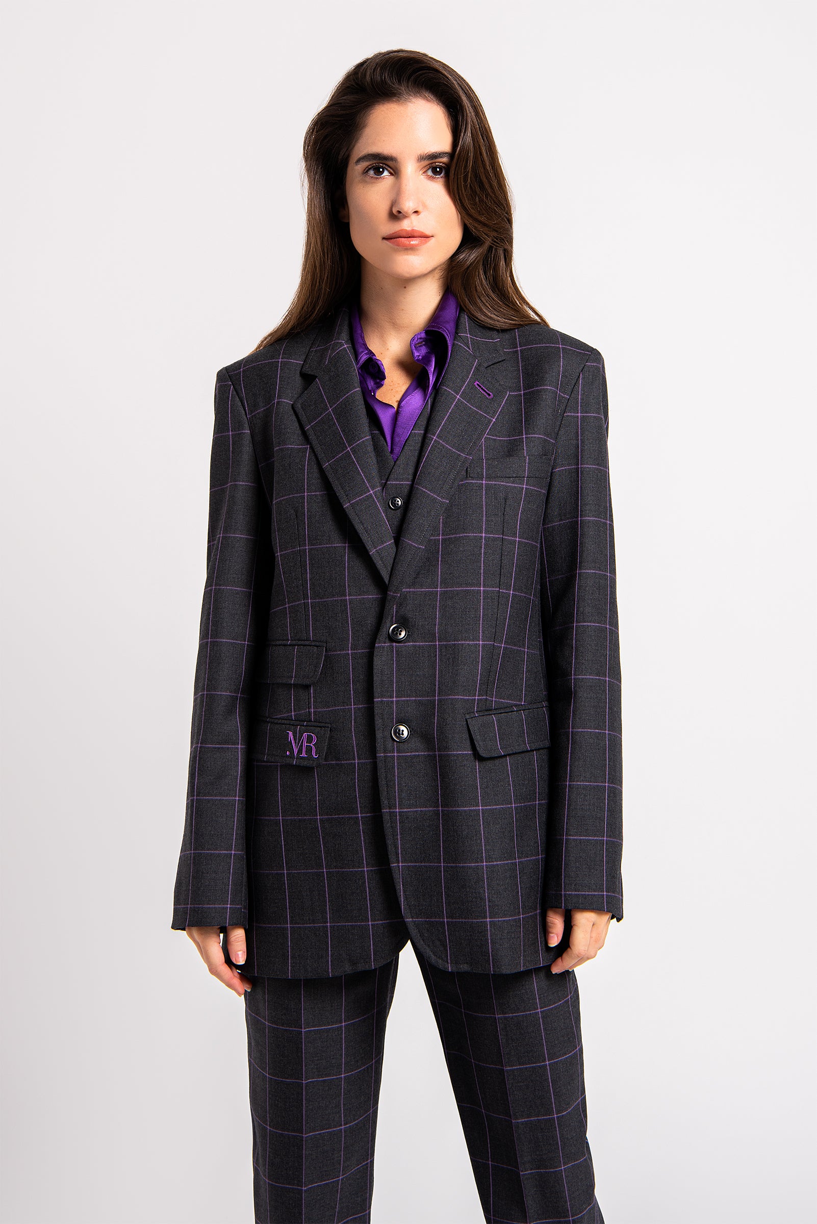 Renee Purple Blazer