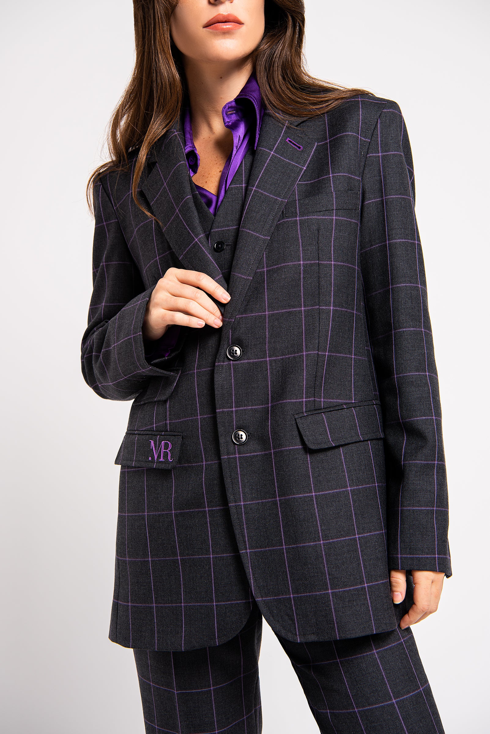 Renee Purple Blazer