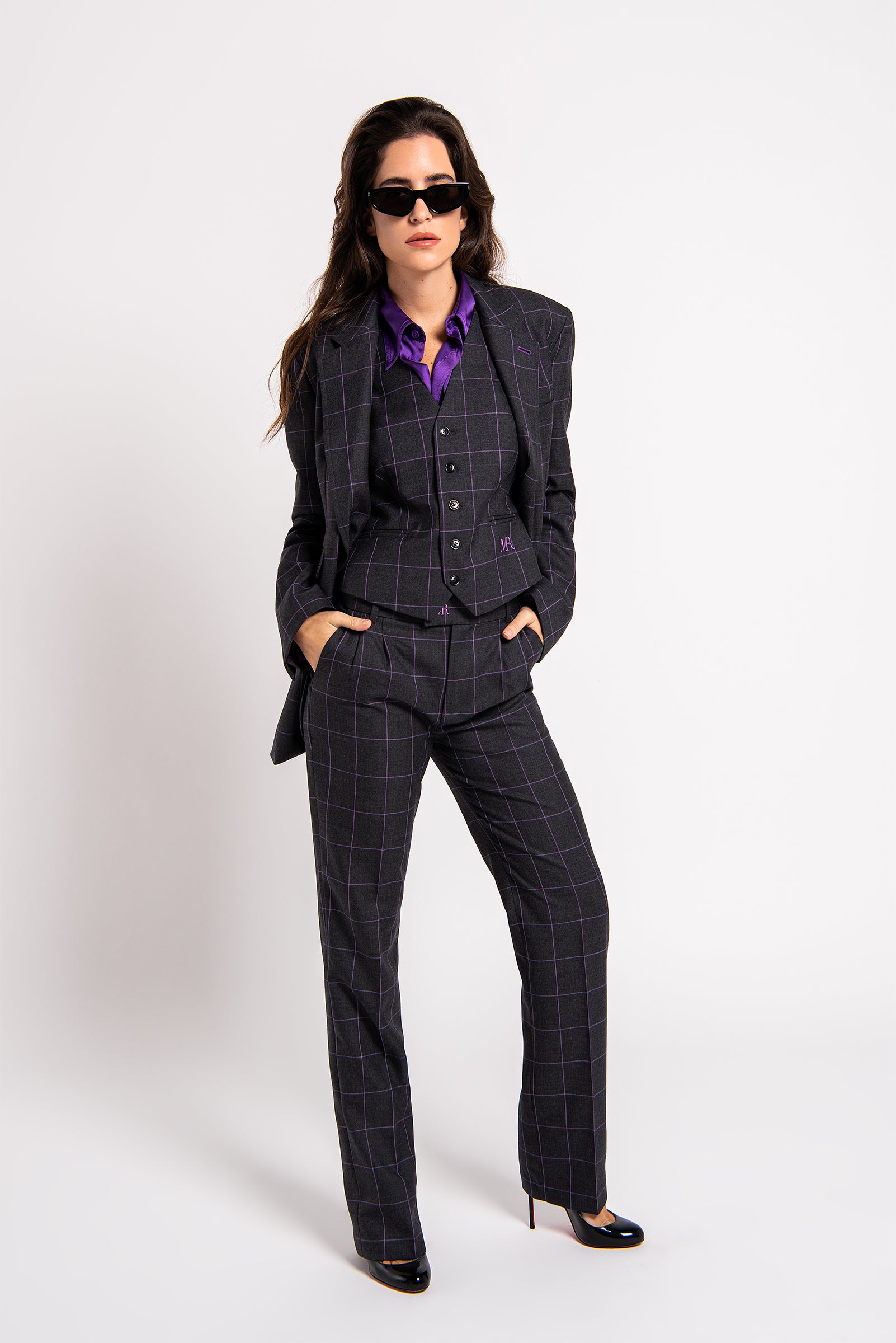Renee Purple Blazer